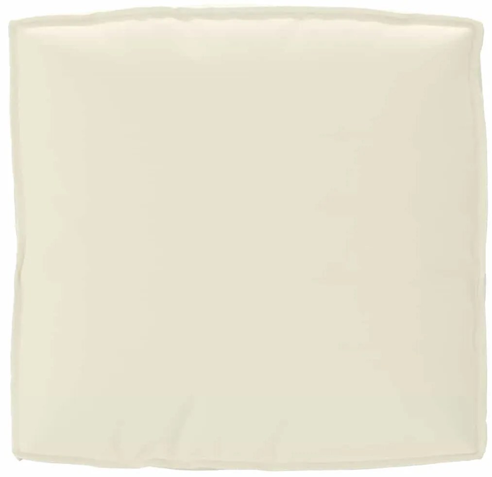 vidaXL Μαξιλάρι Κρεμ 80 x 80 x 12 cm Ύφασμα Όξφορντ