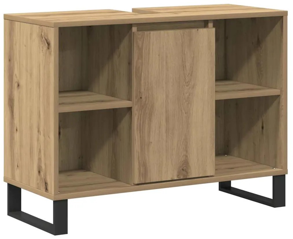 vidaXL Ντουλάπι Μπάνιου Artisan Oak 80 x 33 x 60 εκ Επεξεργασμένο ξύλο