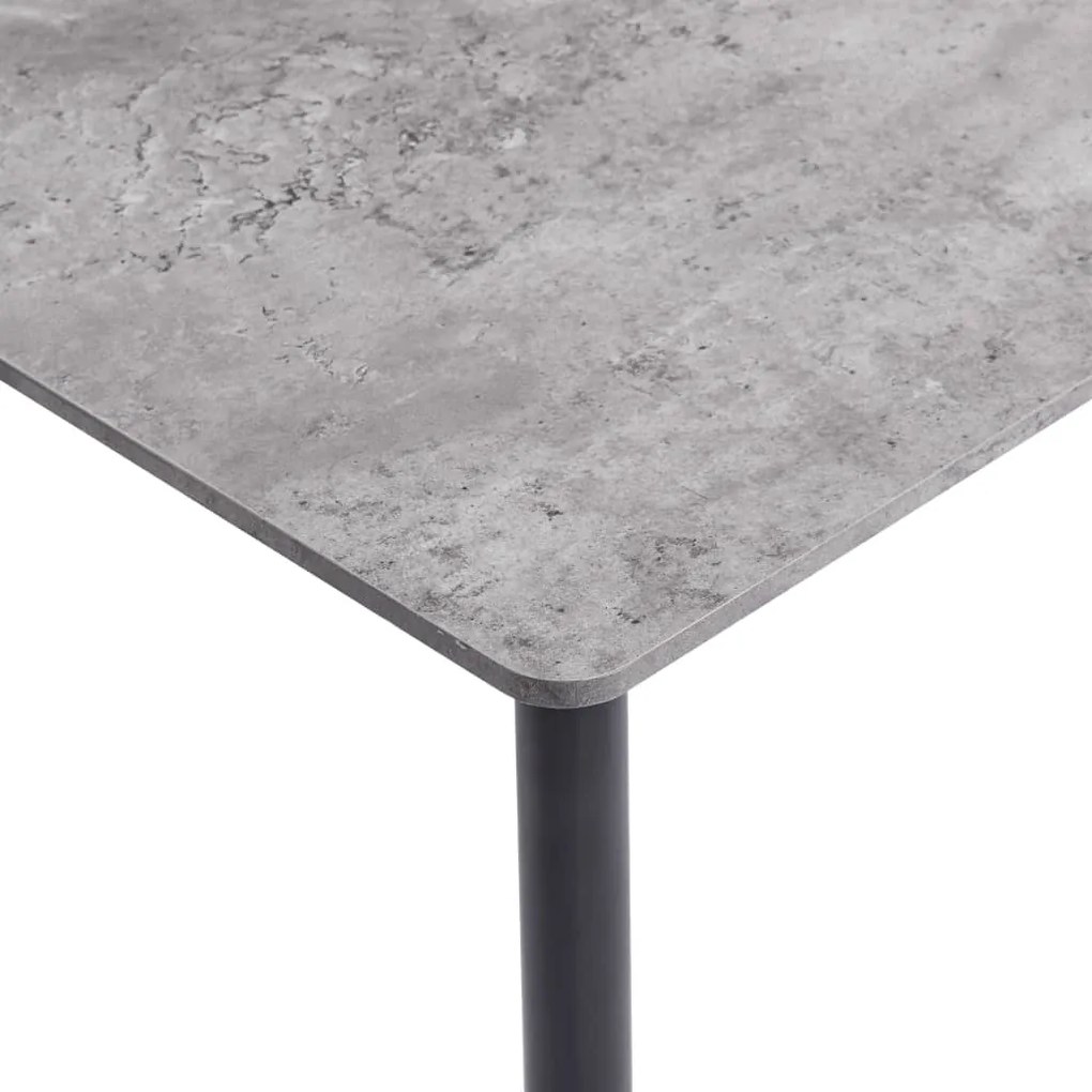 vidaXL Τραπεζαρία Γκρι 120 x 60 x 75 εκ. από MDF