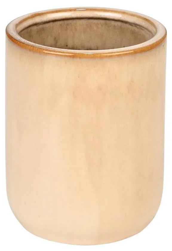 Ποτηράκι Μπάνιου Satin 02-27766 7,5x9cm Beige Estia Κεραμικό