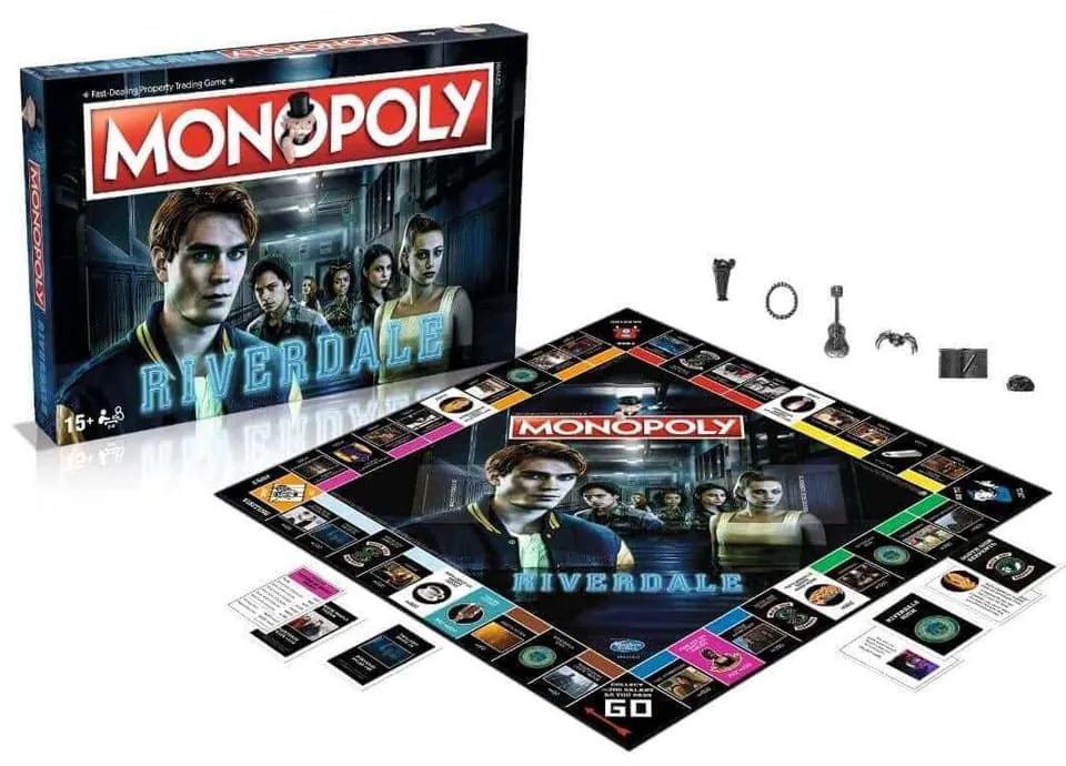 Επιτραπέζιο Παιχνίδι Monopoly - Riverdale WM00085-EN1 (Αγγλική Γλώσσα) Για 2-6 Παίκτες 15 Ετών+ Multicolor Winning Moves