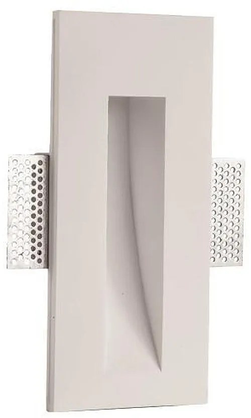 Σποτ Γύψινο Παραλληλόγραμμο LED 1W 360x130x60mm EUROLAMP 147-53207