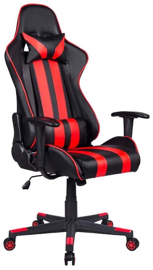 Καρέκλα Gaming 387-00-004 64x53x135cm Black-Red