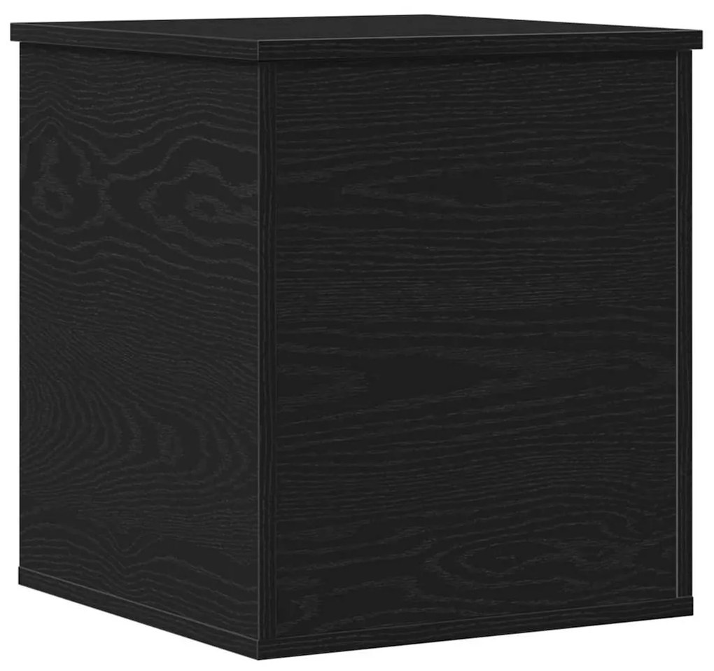 vidaXL Κουτί αποθήκευσης Μαύρη δρυς 40 x 42 x 46 cm Επεξεργασμένο ξύλο