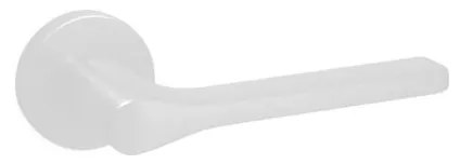 Convex 1515 Ματ Άσπρο Πόμολο Μεσόπορτας-Ροζέτα(Ζεύγος)