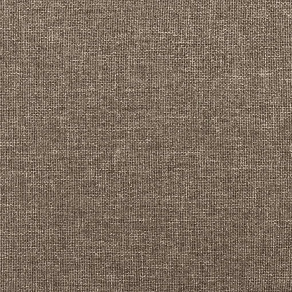 vidaXL Κεφαλάρι με Πτερύγια Taupe 147x23x118/128 εκ. Υφασμάτινο