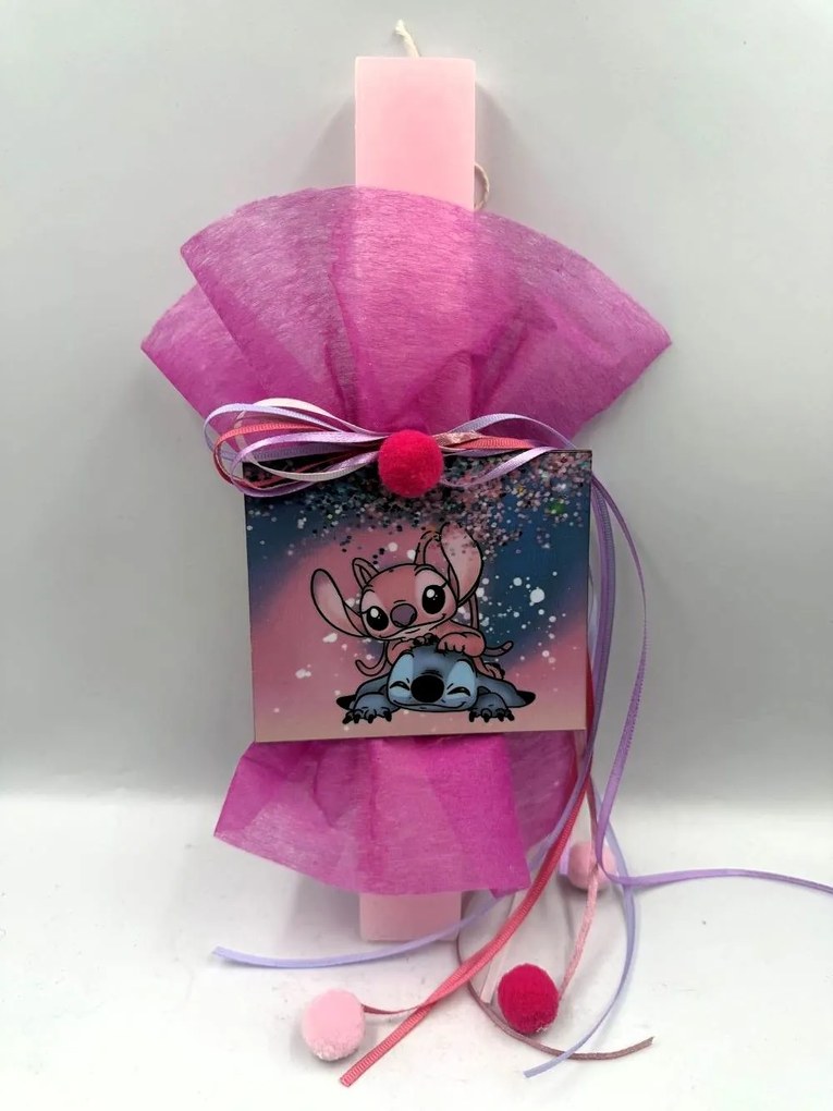 Τύπου Στίτς - Stitch Αρωματική λαμπάδα ν.4 - Ναι