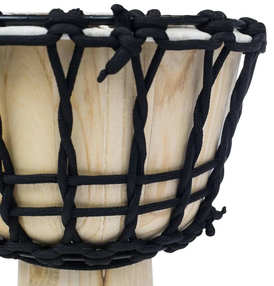 vidaXL Κρουστό Djembe με Σχοινιά 25 εκ. από Δέρμα Κατσίκας