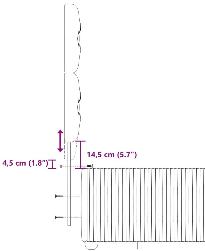 Κρεβάτι Boxspring με Στρώμα Ανοιχτό Γκρι 120x190 εκ. Υφασμάτινο - Γκρι