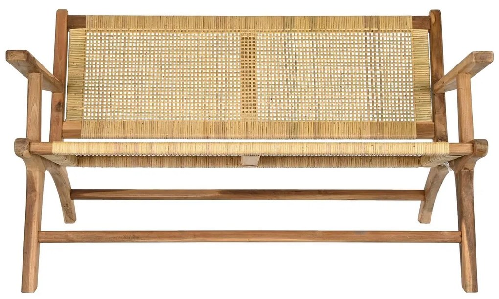 Παγκάκι DKD Home Decor Καφέ Φυσικό 120 x 76 x 68 cm