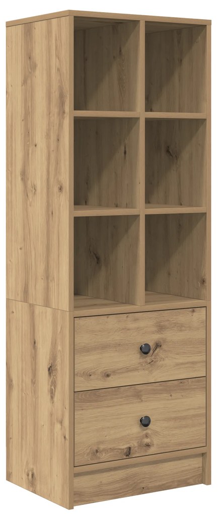vidaXL Μονάδα Ραφιών Artisan Oak Artisan Oak Επεξεργασμένο ξύλο Μεσαίο