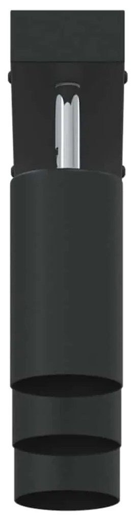 vidaXL Σποτ οροφής Μαύρο 38 x 5.5 x 16.5 εκ Ατσάλι