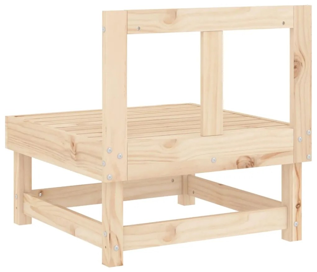 vidaXL Καναπέδες Κήπου Μεσαίοι 2 τεμ. από Μασίφ Ξύλο Πεύκου