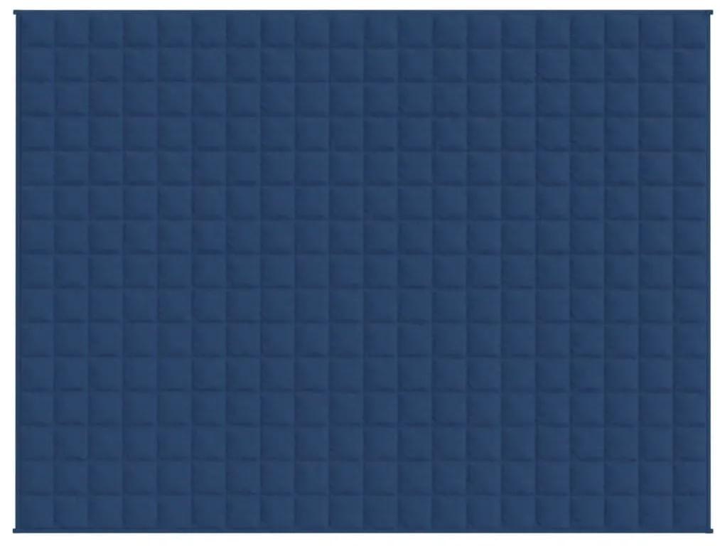 Κουβέρτα Βαρύτητας Μπλε 150 x 200 εκ. 7 κ. Υφασμάτινη - Μπλε