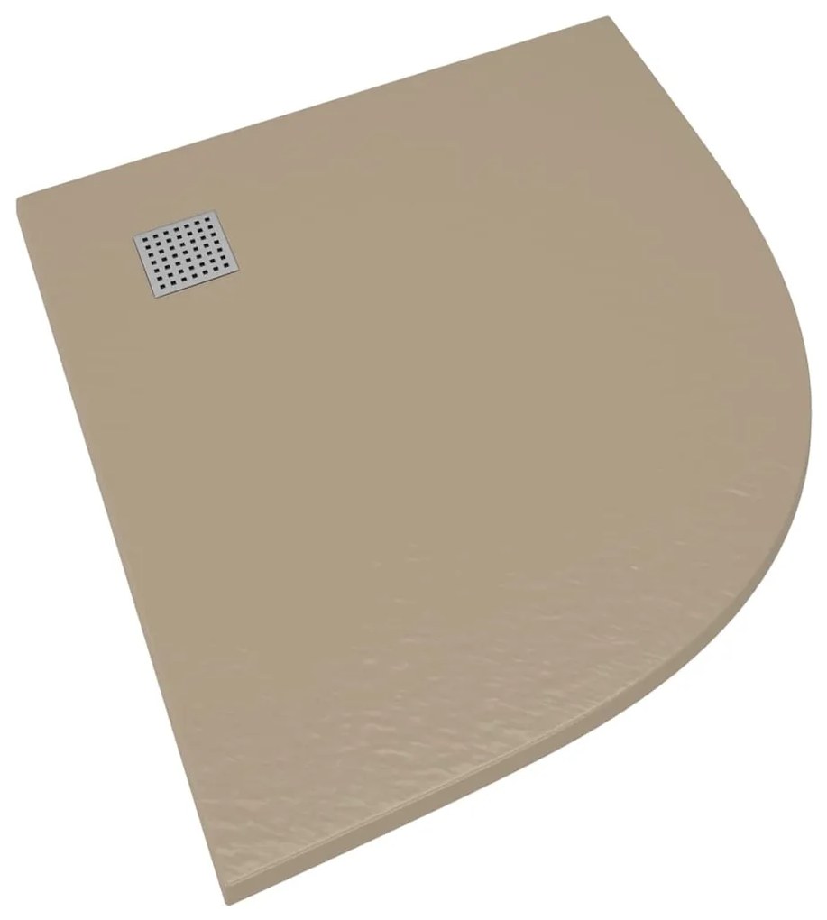 vidaXL Βάση Ντουζιέρας Καφέ 90 x 90 εκ. από SMC