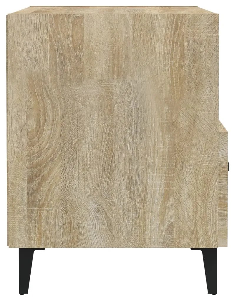 vidaXL Κομοδίνα 2 τεμ. Sonoma Δρυς από Επεξεργασμένο Ξύλο