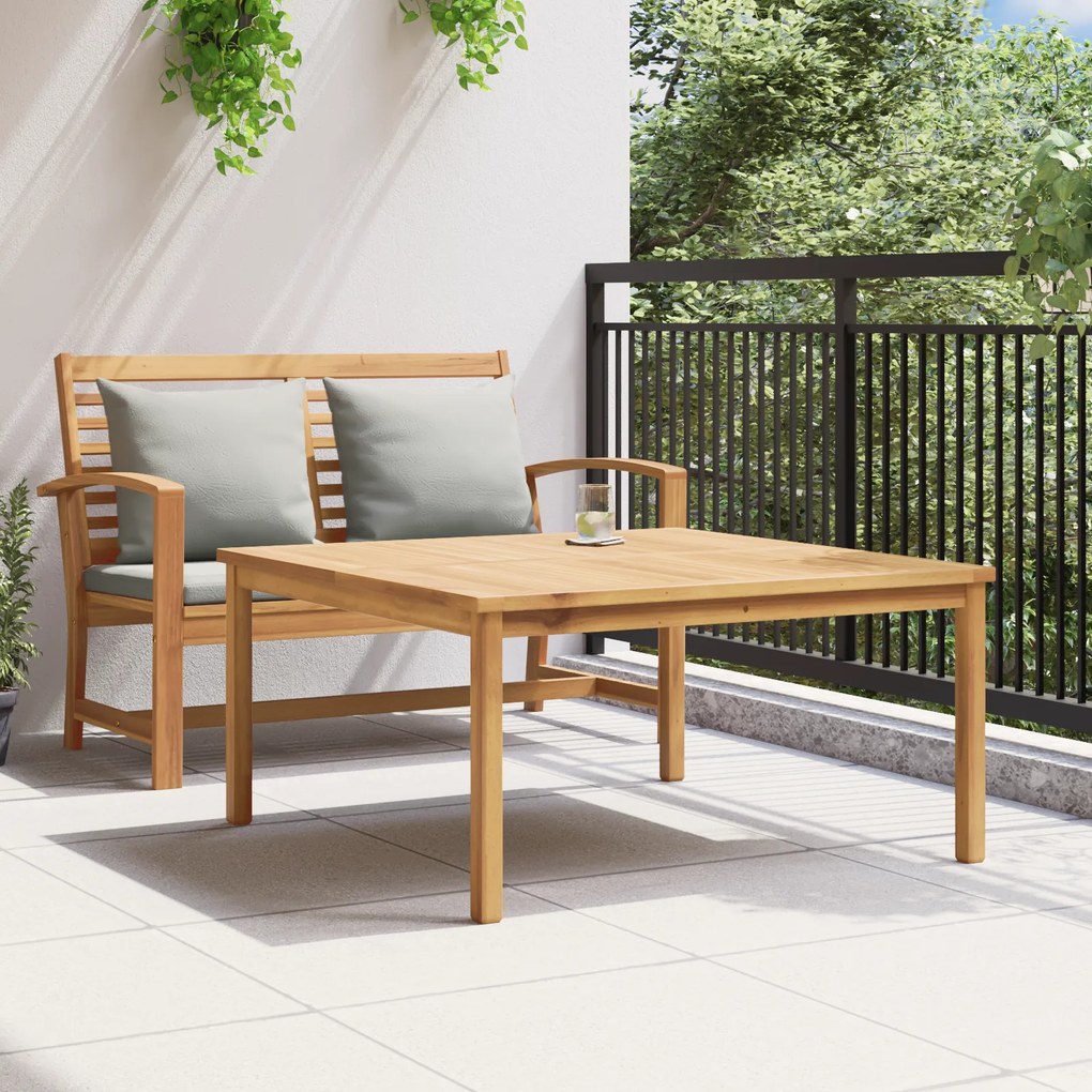 vidaXL Τραπεζάκι σαλονιού Καφέ 110 x 110 x 45 cm Μασίφ ξύλο teak