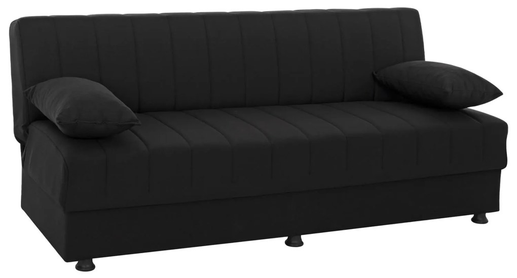 Καναπές - Κρεβάτι Andri 3θέσιος Μαύρο 180x72x77 εκ. 180x72x77 εκ.