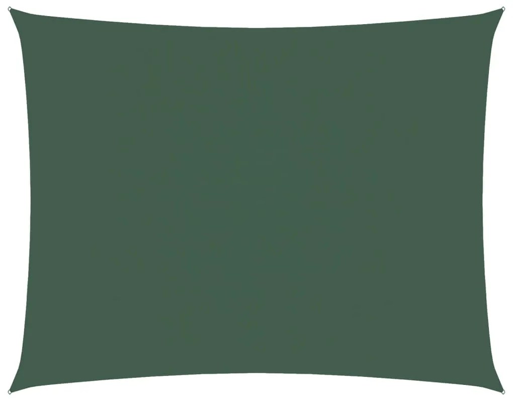 vidaXL Πανί Σκίασης Ορθογώνιο Σκούρο Πράσινο 3 x 4,5 μ. Ύφασμα Oxford