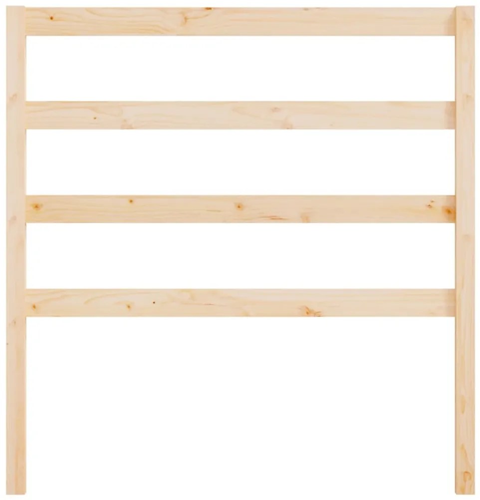 vidaXL Κεφαλάρι Κρεβατιού 96 x 4 x 100 εκ. από Μασίφ Ξύλο Πεύκου