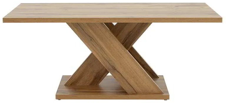 Τραπέζι σαλονιού Solange pakoworld χρώμα sonoma 110x55x47.5εκ