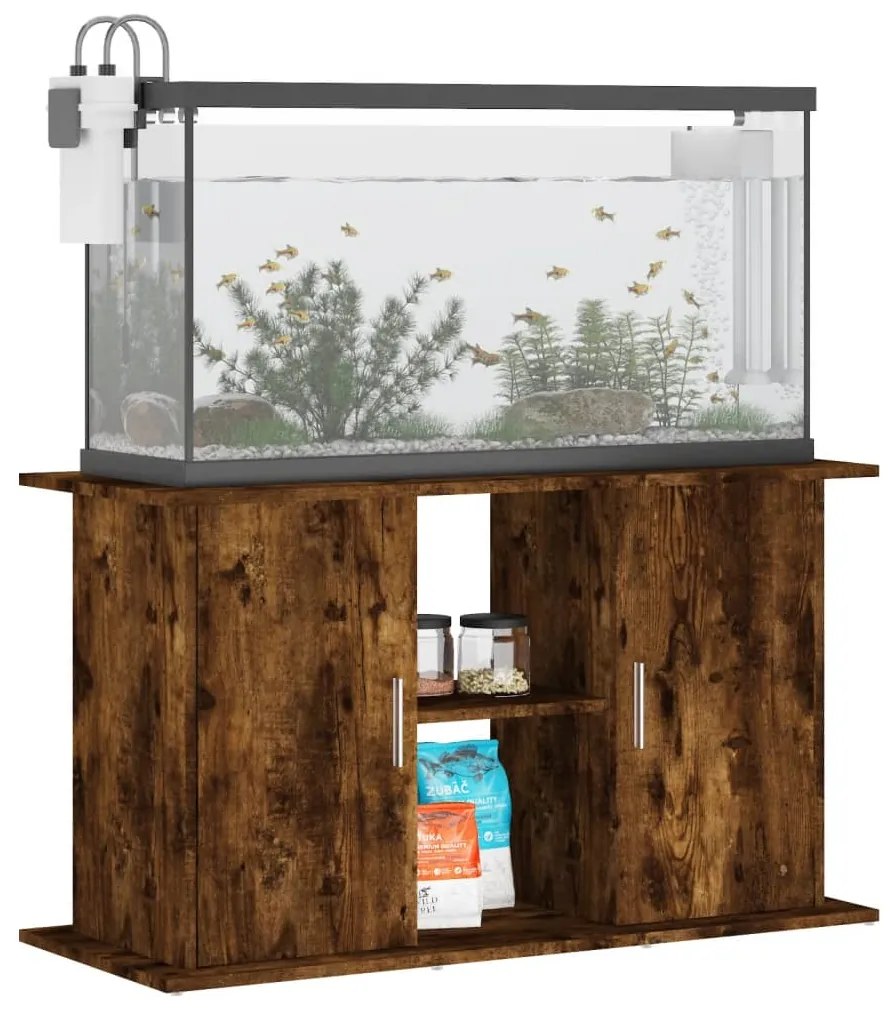 vidaXL Βάση Ενυδρείου Καπνιστή Δρυς 101x41x58 εκ. Επεξεργασμένο Ξύλο