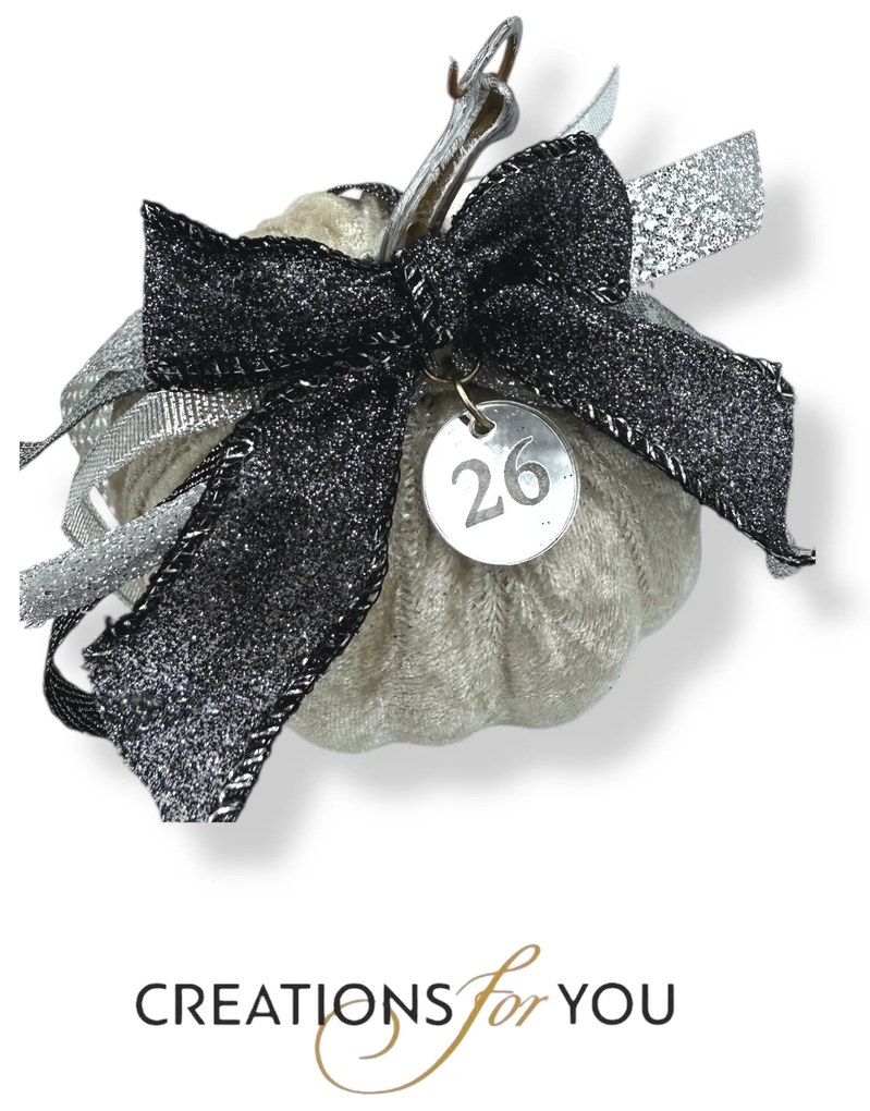 Κολοκύθα Εκρού βελούδινη μεσαία - Ασημί