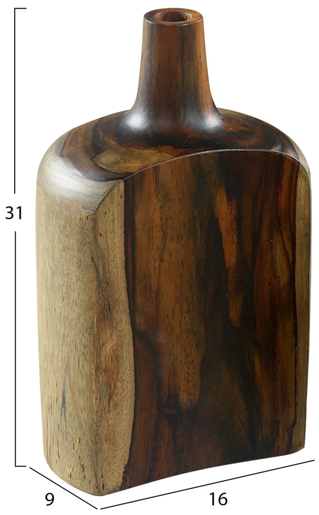 ΔΙΑΚΟΣΜΗΤΙΚA ΜΠΟΥΚΑΛΙΑ ΣΕΤ 3ΤΜΧ HM7716 ΑΠΟ ΜΑΣΙΦ ΞΥΛΟ ΤEAK ΚΑΡΥΔΙ