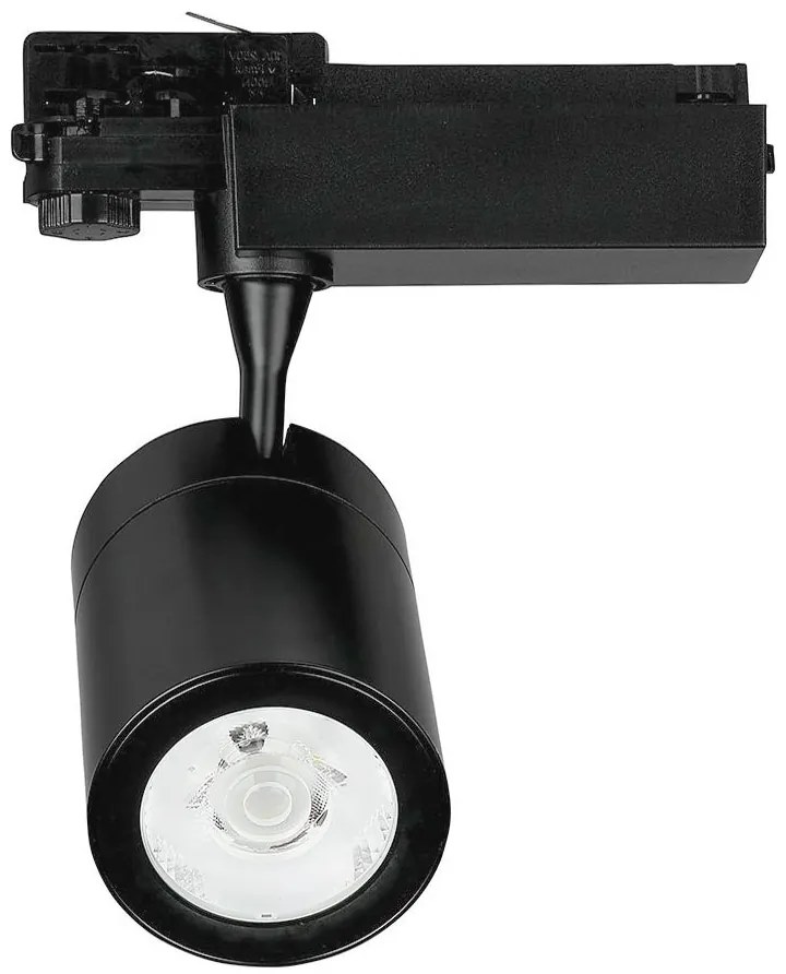 V-TAC Φωτιστικό Σποτ Τριφασικής Ράγας LED 35W 230V 3000lm 10° IP20 Μαύρο Σώμα Ψυχρό Λευκό 211287