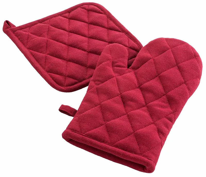 Γάντι + Πιάστρα Κουζίνας (Σετ) L-C Cerisette Ruby 1731373
