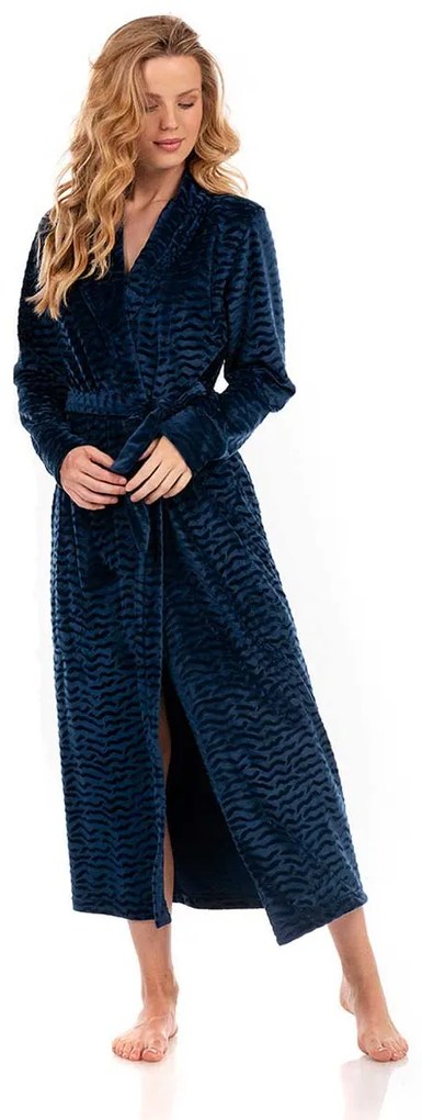 Ρόμπα Fleece Γυναικεία Mara-M 1051-26 Μπλε XX-LARGE
