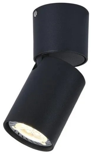 Σποτ Φωτιστικό Οροφής ELITIS Φ5,5XH13CM GU10 ACA-RA301S6BK-Μαύρο RA301S6BK