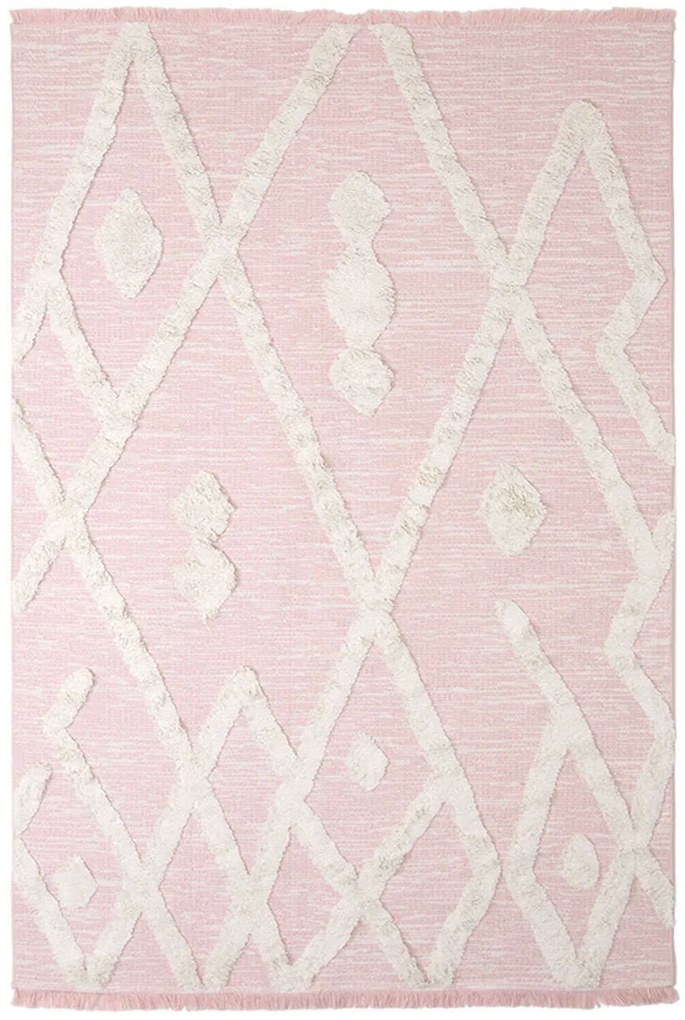 Χαλί Casa Cotton 22327 Pink Royal Carpet 159Χ230cm