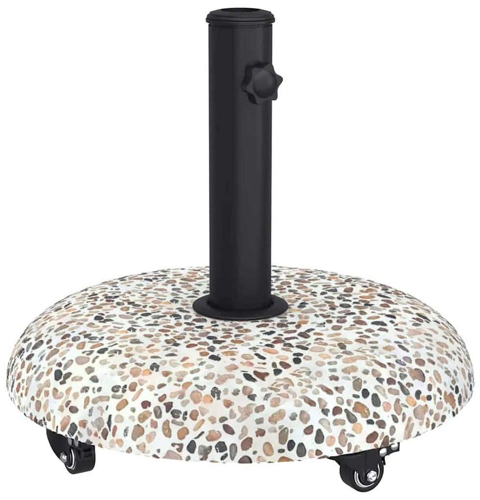 vidaXL Βάση ομπρέλας Πολύχρωμο και Μαύρο 45 x 45 x 40 cm