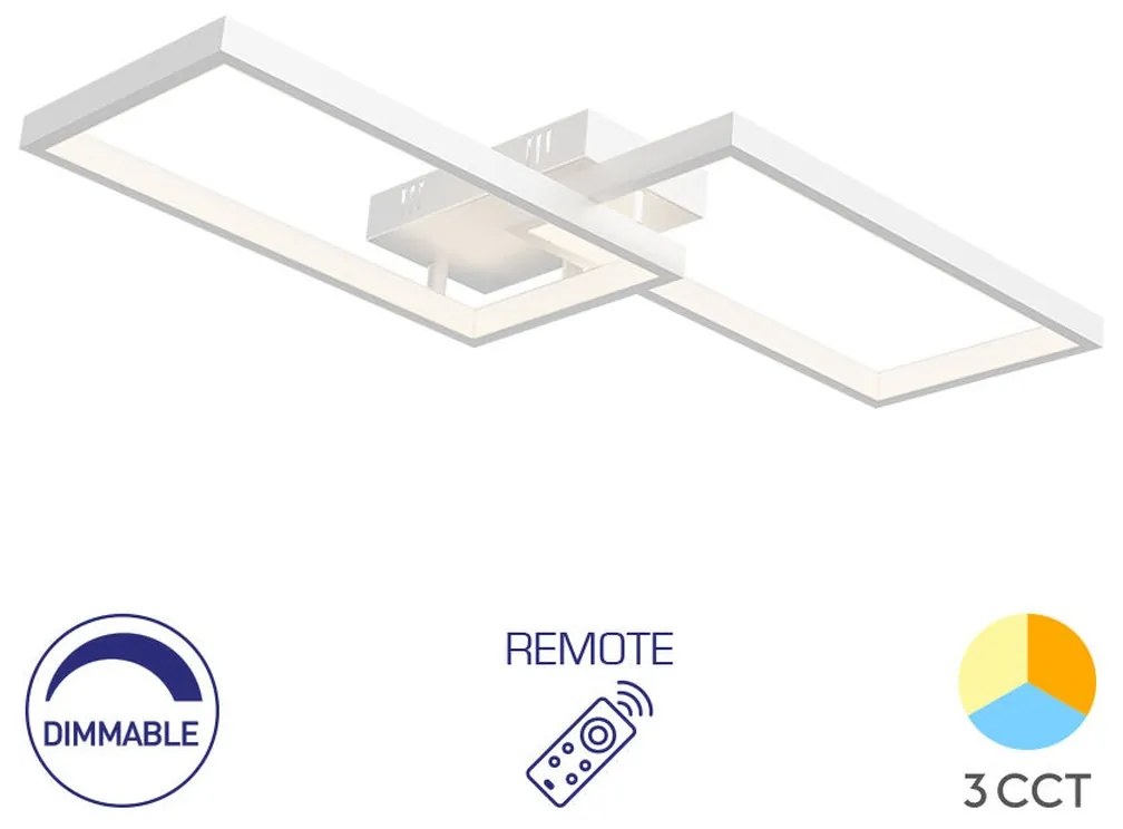 Φωτιστικό Οροφής Braytron BH17-04490 Λευκό (White) CCT3