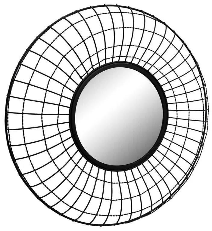 Καθρέπτης 801398 41,5x3,5cm Black Ankor Μέταλλο,Γυαλί