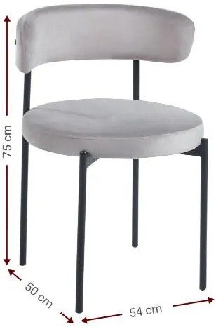 Καρέκλα Cloud-Gkri (4) τεμάχια