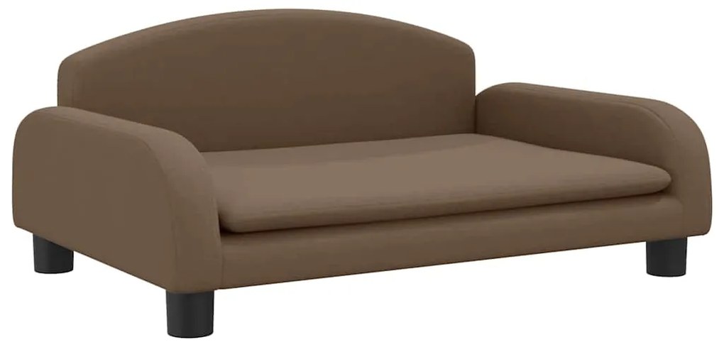 vidaXL Καναπές Παιδικός Καφέ 70 x 45 x 30 εκ. από Ύφασμα