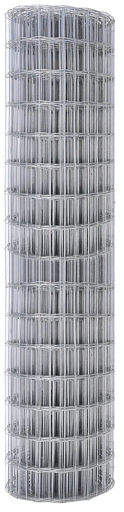 vidaXL Euro Fence 1.2x25 μ Γαλβανισμένο Ατσάλι