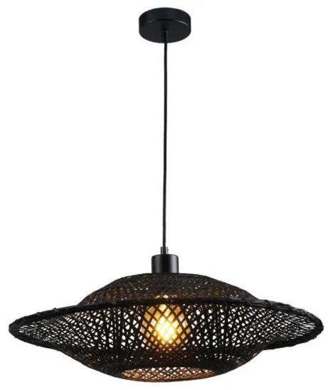 Κρεμαστό Φωτιστικό Οροφής E27 40W IP20 Ilanga 4305800 Viokef 4305800 Μαύρο