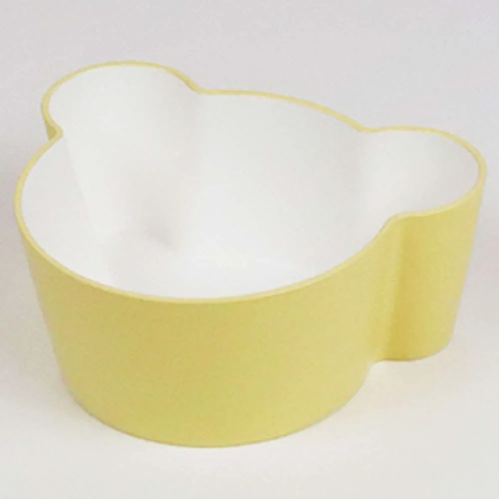 Δοχείο Φαγητού Παιδικό Bear LBTTNJTN-0131-YL 10x5,5cm Yellow Takenaka 1 τμχ Pet,Silicon