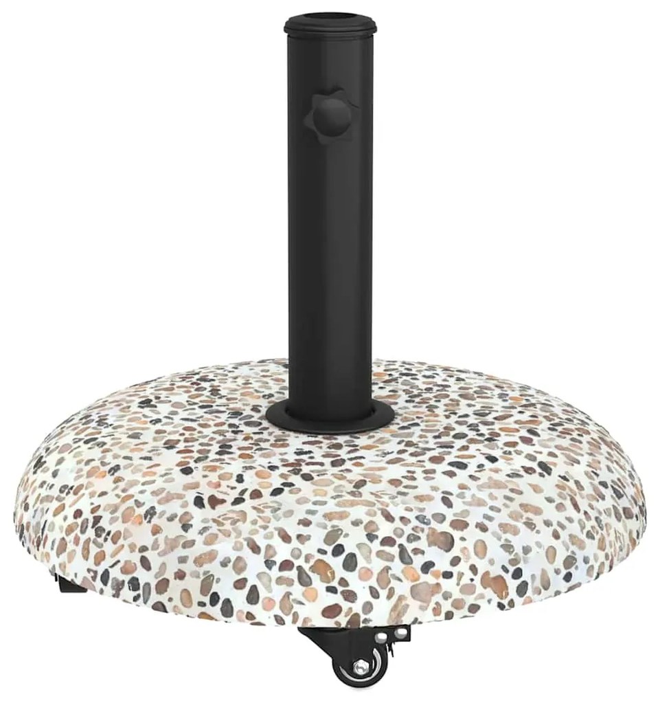 vidaXL Βάση ομπρέλας Πολύχρωμο και Μαύρο 45 x 45 x 40 cm