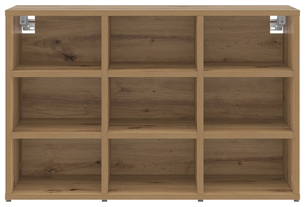 vidaXL Ντουλάπα Παπουτσιών με ράφι artisan δρυς 103x30x51 εκ