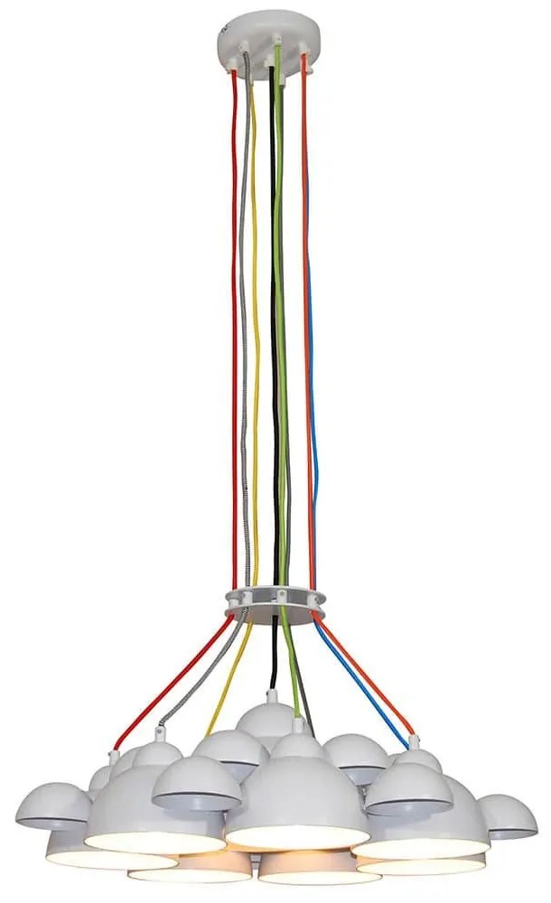 Φωτιστικό Οροφής Κρεμαστό HL-3591-XL 77-4135 Conall White  Homelighting Metal