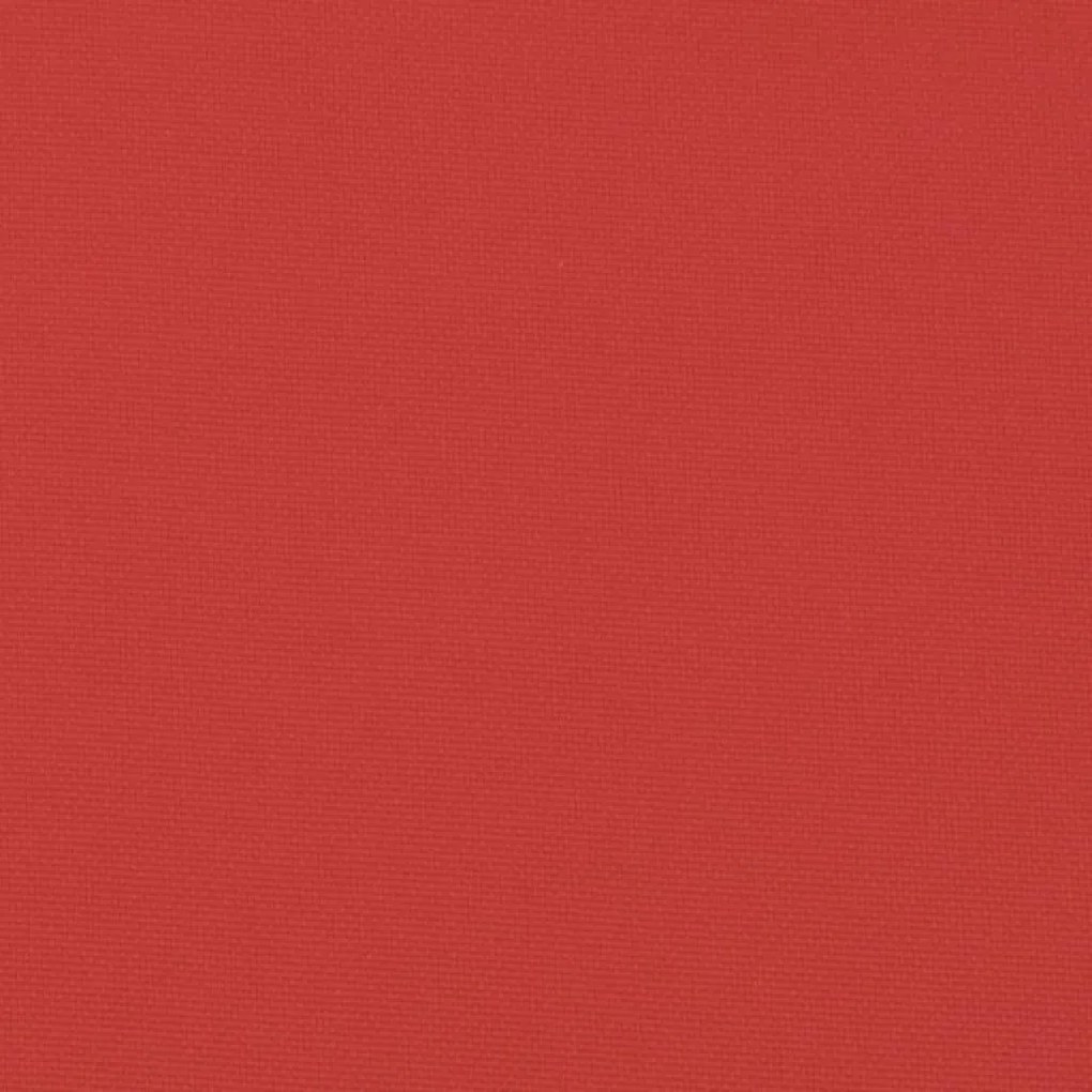vidaXL Μαξιλάρι Πάγκου Κήπου Κόκκινο 120x50x3 εκ. Ύφασμα Oxford