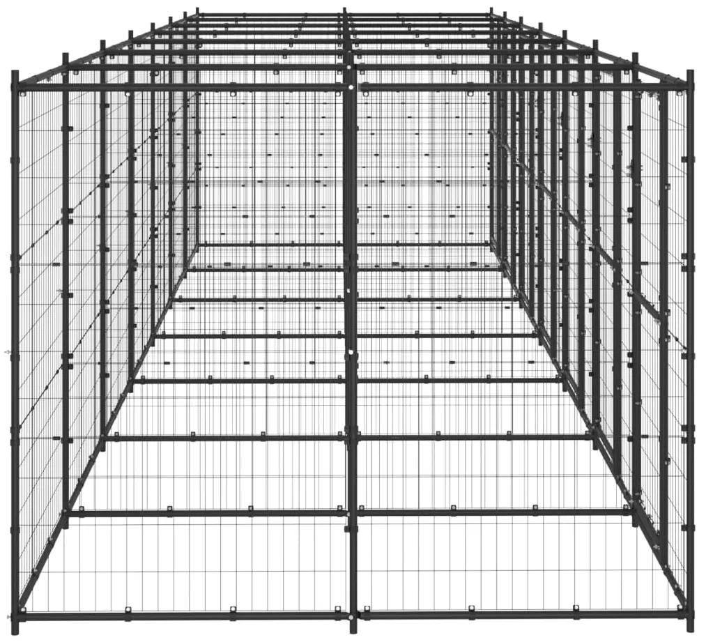 vidaXL Κλουβί Σκύλου Εξωτερικού Χώρου 16,94 μ² από Ατσάλι