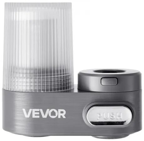 VEVOR Faucet Mount Water Filters Sink Water Purifier for Kitchen Gray Vertical