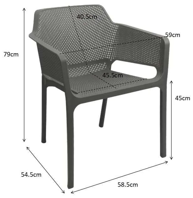 Πολυθρόνα Oviez pakoworld pp σε cappuccino απόχρωση 59x58x79εκ