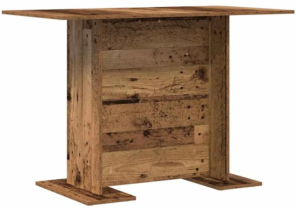 vidaXL Τραπεζαρία Παλιό ξύλο 110 x 60 x 75 cm Επεξεργασμένο ξύλο
