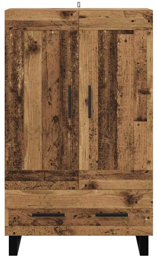 vidaXL Highboard Παλιό Ξύλο 69,5 x 31 x 115 εκ. Επεξεργασμένο ξύλο
